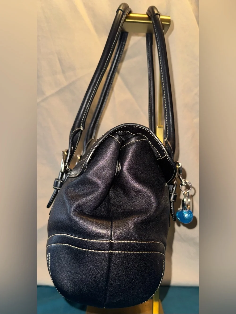 Coach 9636 Y2K Vintage Hamptons Soho Leather Satchel/Flap Shoulder Bag
